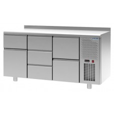 Стол холодильный POLAIR TM3GN-132-G с бортом