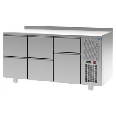 Стол холодильный POLAIR TM3GN-221-G с бортом
