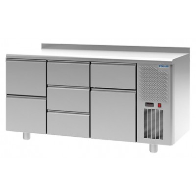 Стол холодильный POLAIR TM3GN-231-G с бортом