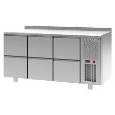 Стол холодильный POLAIR TM3-222-G с бортом