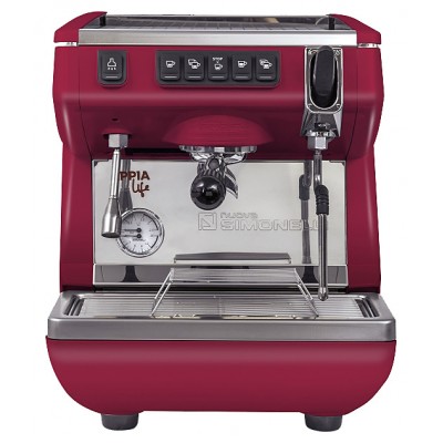 Кофемашина Nuova Simonelli Appia Life 1Gr V красная, высокая группа, автомат