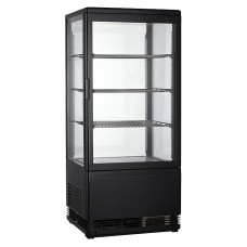 Витрина холодильная VIATTO VA-RT-78B черная