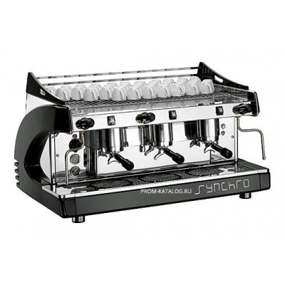 Кофемашина Royal Synchro 4GR Semiautomatic Boiler 27LT черная