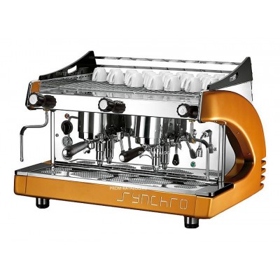 Кофемашина Royal Synchro 2GR Semiautomatic Boiler 14LT оранжевая