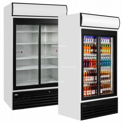 Шкаф холодильный со стеклом Tefcold FSC1000S-P