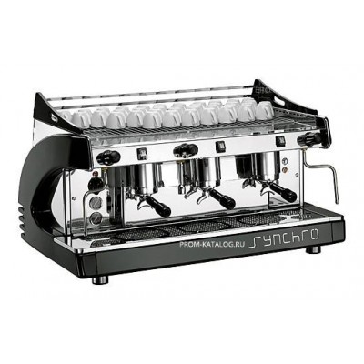 Кофемашина Royal Synchro 4GR Semiautomatic Boiler 27LT серебристая